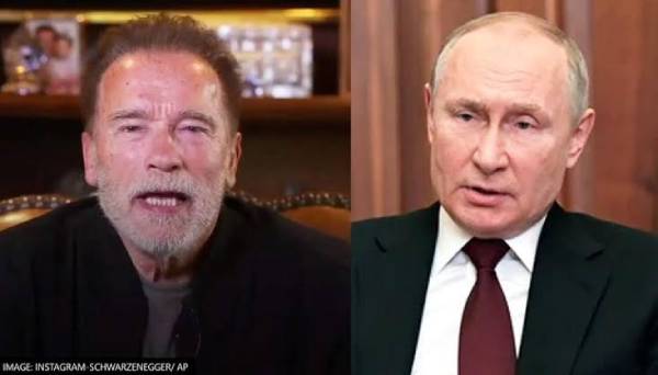 Arnold Schwarzenegger's video message to Russians, Putin over war